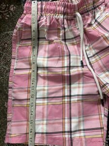 Pink Plaid Two-Piece Set