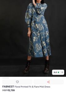 Bohemian Floral Midi Dress