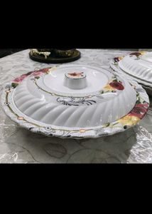 Combo of Floral Serving Platter Set