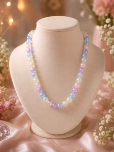 Pastel Beaded Necklace