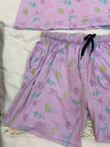 Cute Purple Pajama Set