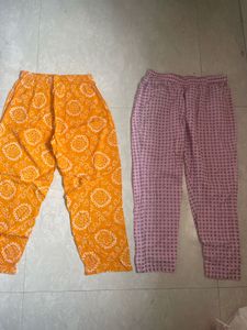 Ethnic Printed Palazzo Pants Set