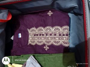 brand new full embroidery work kurties