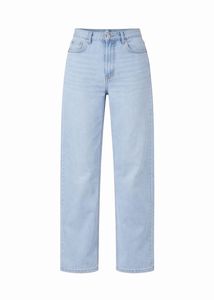 Light Wash High Waisted Wide Leg Jeans