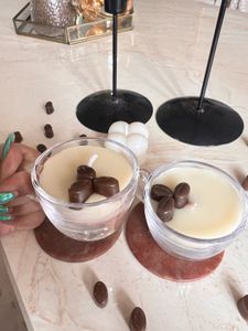 Coffee Cup Scented Candles-Set of 2