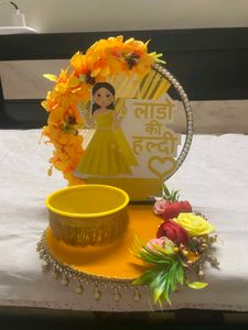 Haldi Platter For Girls