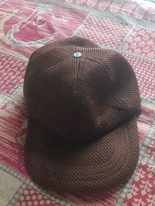 Brown Mesh Baseball Cap