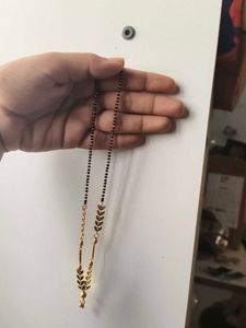 Elegant Gold Leaf Mangalsutra