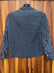 H&amp;M Men's Striped Button-Down Shirt | Size(Small)