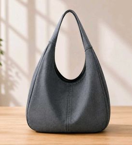 Stylish Grey Hobo Bag