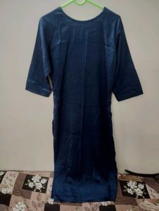 Elegant Blue Embroidered Kurta