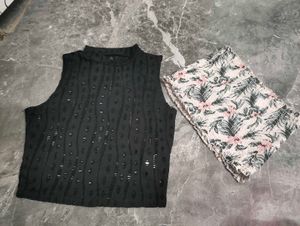 Chic Black Sleeveless Top