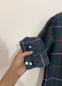 Men's Plaid Button-Up Shirt
