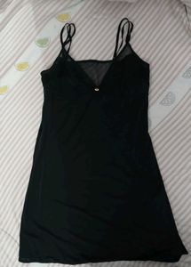 Women's Black Slip Dress