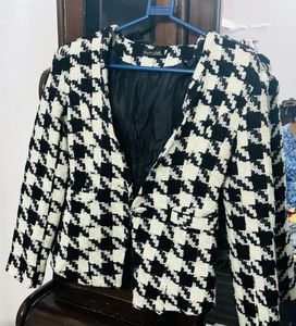 Houndstooth Blazer