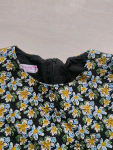 Charming Floral Print Dress