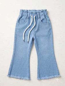 Girls' Light Wash Bell Bottom Jeans