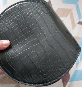 Allen Solly Black Croc Sling Bag