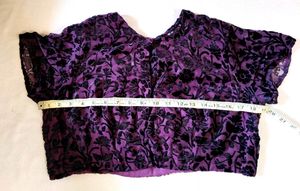 🎉 Price Drop Purple Colur Net Blouse