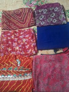 Assorted Indian Sarees Collection any 2saree ₹ 250