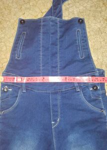 Blue Denim Jumpsuit For Women