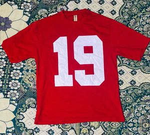 Red Number 19 T-Shirt