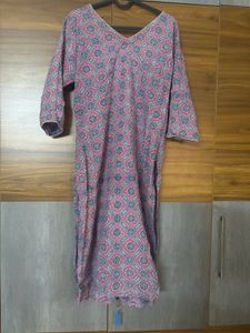 Combo Of 2 Ajrakh  Kurtas For Women
