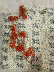Patterned Knit Cardigan