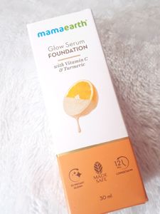 Mamaearth Glow Serum Foundation with Vitamin C &amp; T