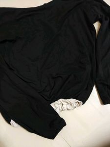 Stylish Black Off-Shoulder Top