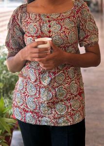 Bohemian Paisley Print Kurta
