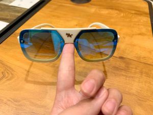 Bold Blue Tinted Sunglasses