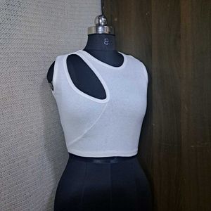 Cut Out Crop Top