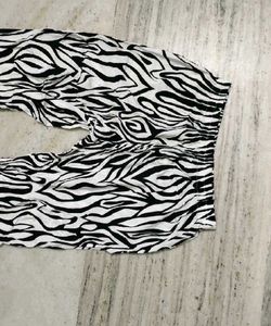 Stylish Zebra Print Kurta