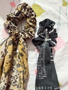 Set of 2 Fashion Hair Scrunchies