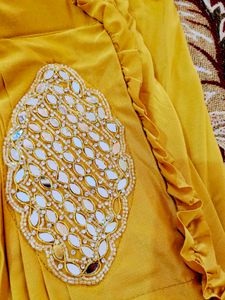 Elegant Yellow Saree