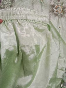 Mint Green Embroidered Shalwar Kameez
