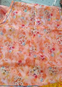 Floral Print Dress Material