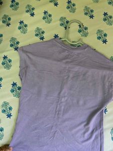 Chic Lavender Cap Sleeve Top