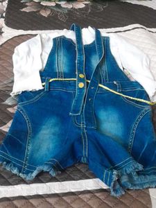 Two Piece set denim Dungrre|Top and bottom  se