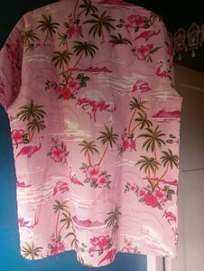 Pink Flamingo Hawaiian Shirt