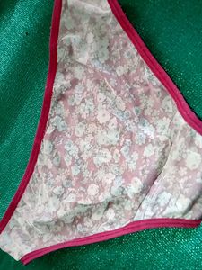 Delicate Floral Bikini Panties