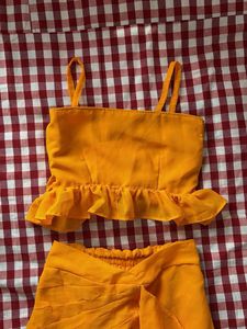 draped Orange Co-ord Set 🪡💅
