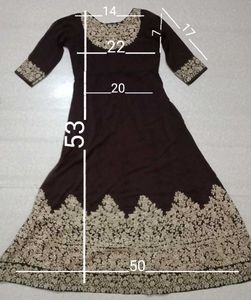 Embroidered Anarkali Dress