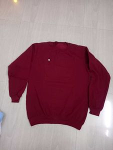 New maroon men's sweater Tshirt