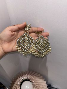 wear only 2 times.      🚫Exquisite Kundan &amp; Pearl