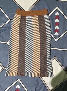 Length-25,,Chic Striped Pencil Skirt