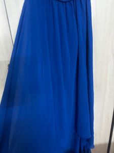 Elegant Blue Maxi Dress
