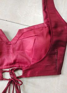 backless blouse padded
