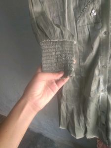 Embellished Collared Shirt